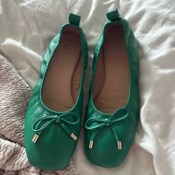 J Jill Venice Ballet Flats in Verdant Green Size 7.5 - Picture 4 of 7